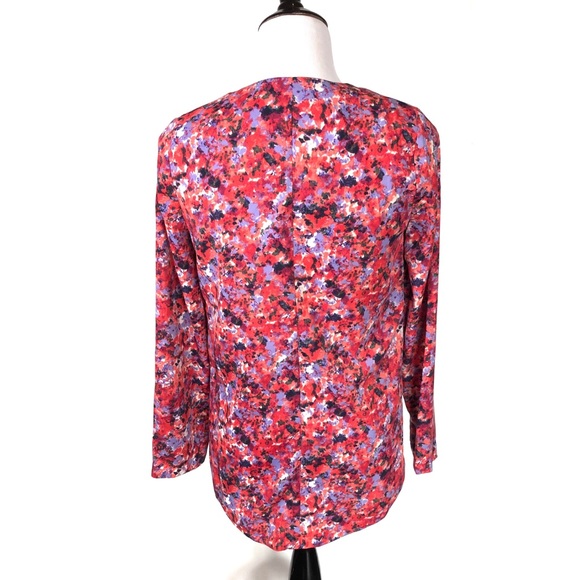 NWOT Lush Colorful Abstract Open Front Blazer - Picture 6 of 7